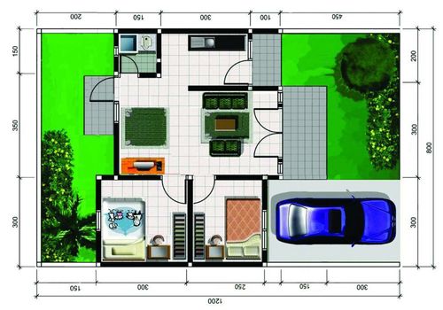 Layout Tipe 45/96